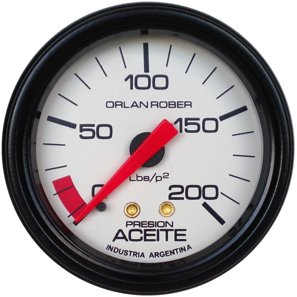 415H200 - MANOMETRO ACEITE 200 LBS